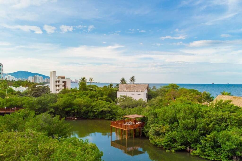 Apartamento Encantador Samaria Club De Playa, 3 Alcobas 6 Personas Playa Privada Санта-Марта Екстер'єр фото