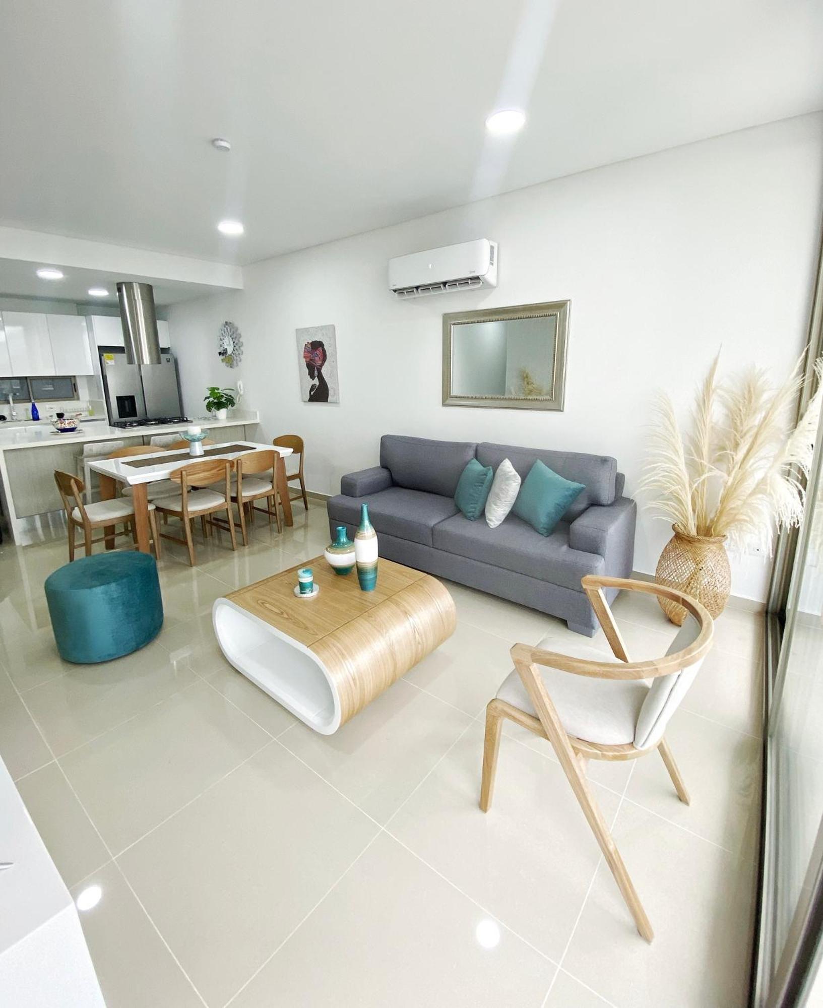 Apartamento Encantador Samaria Club De Playa, 3 Alcobas 6 Personas Playa Privada Санта-Марта Екстер'єр фото