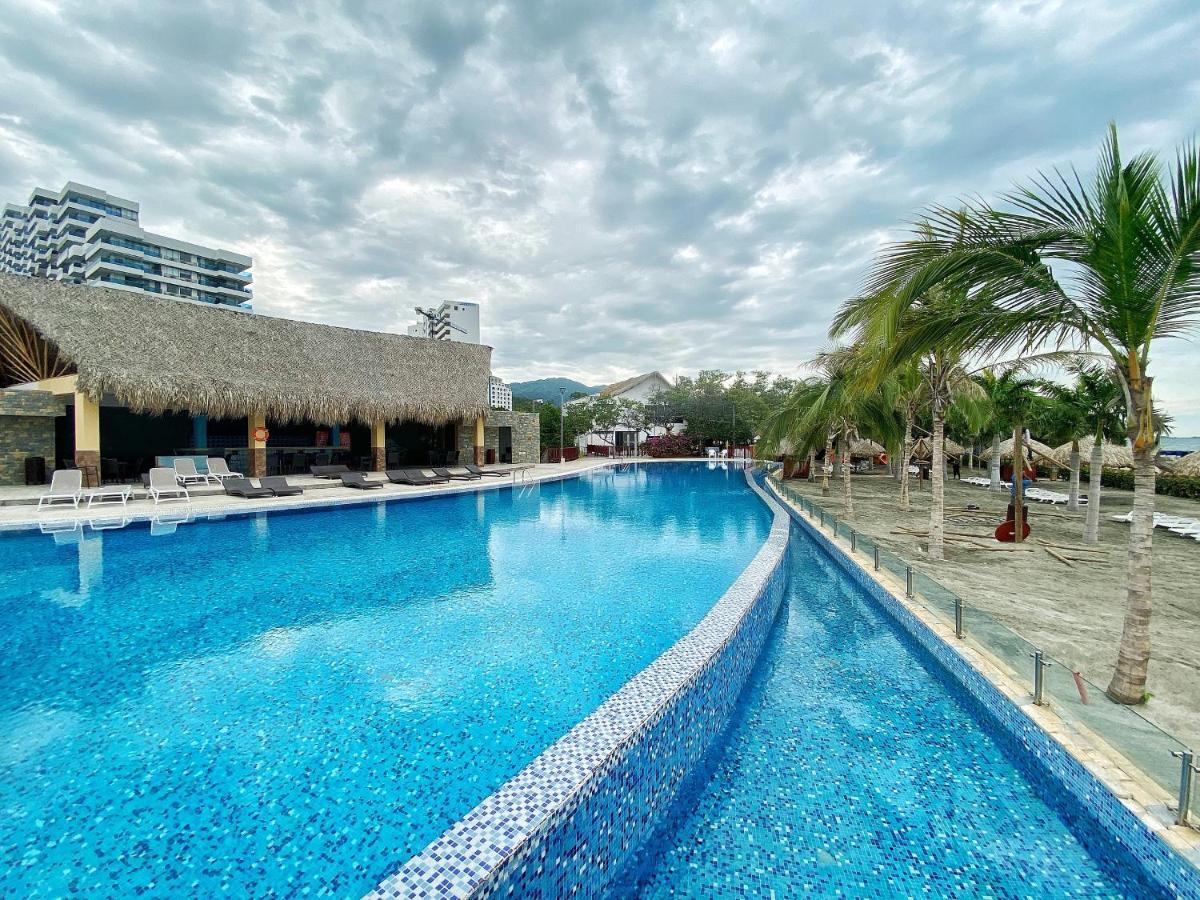 Apartamento Encantador Samaria Club De Playa, 3 Alcobas 6 Personas Playa Privada Санта-Марта Екстер'єр фото