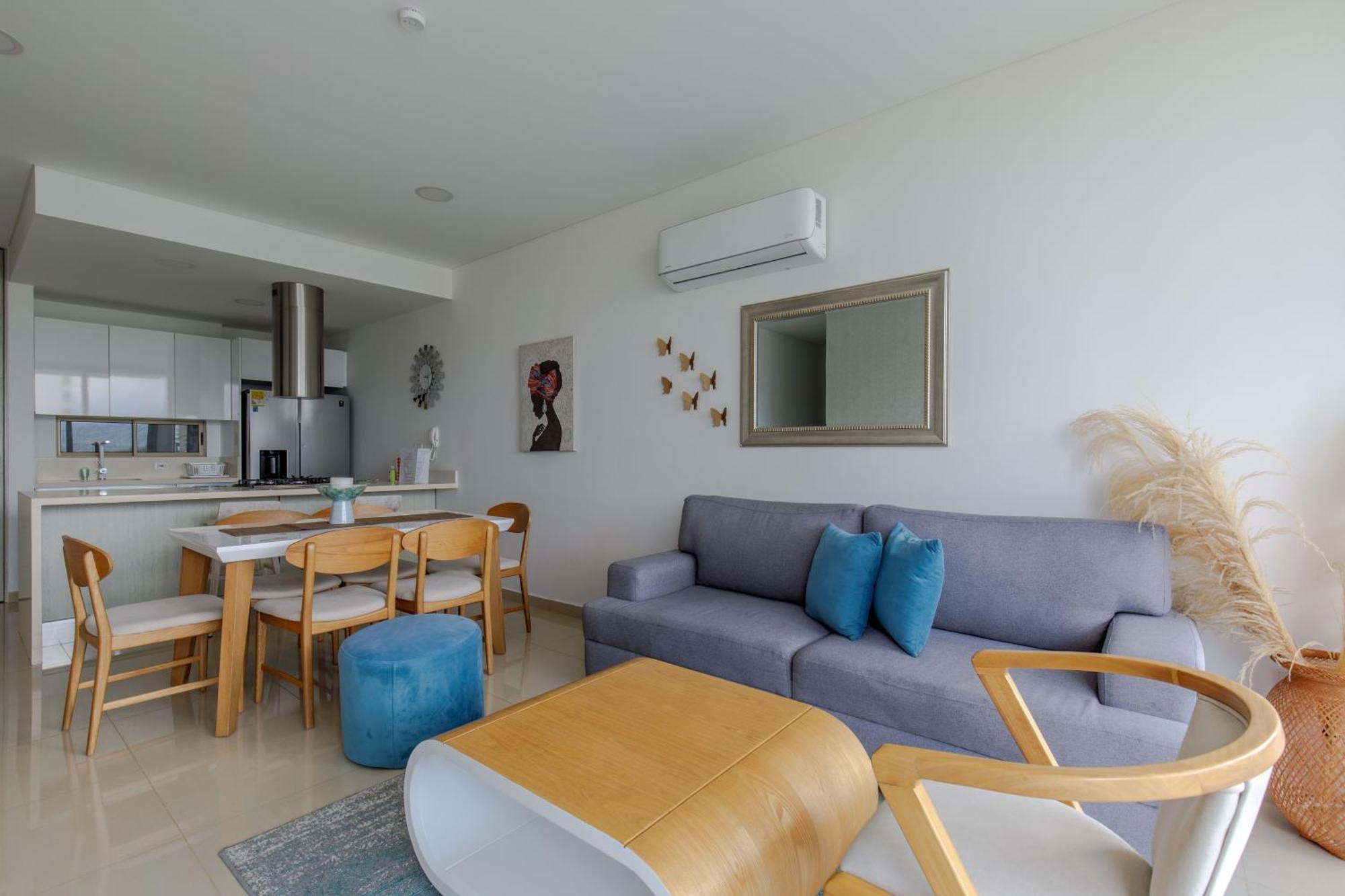 Apartamento Encantador Samaria Club De Playa, 3 Alcobas 6 Personas Playa Privada Санта-Марта Екстер'єр фото